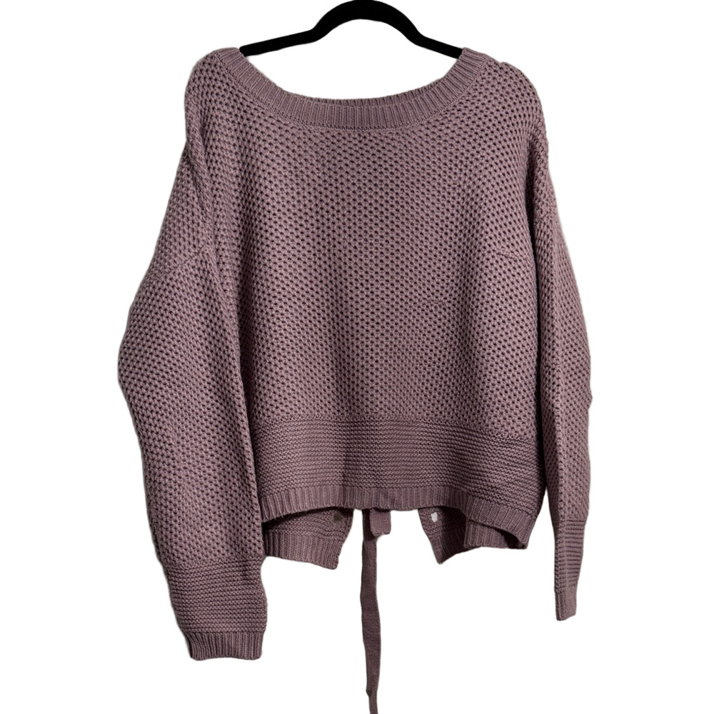 Charlotte Russe Dusty Pink Knit Sweater